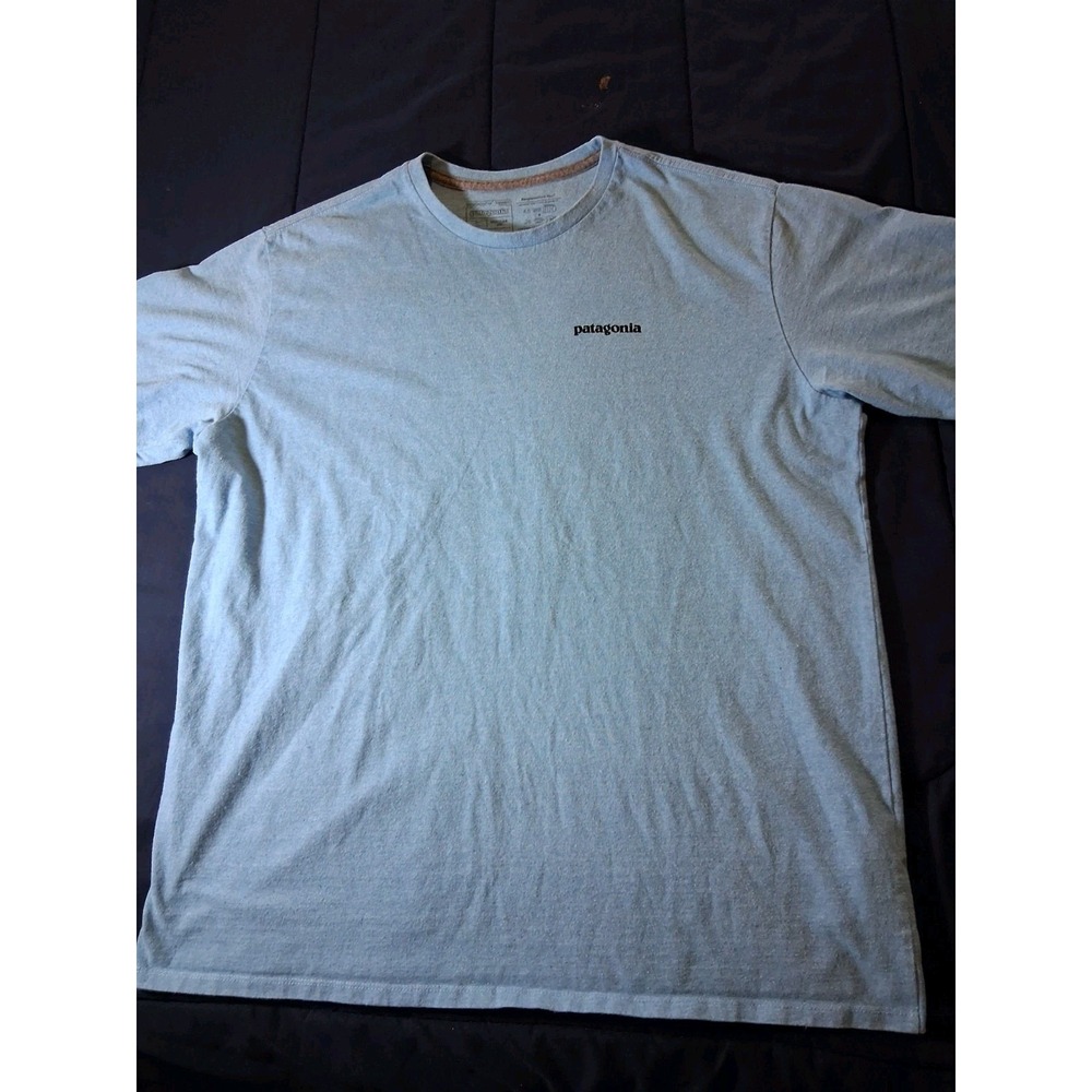 Patagonia Light Blue Long Sleeve Tee
